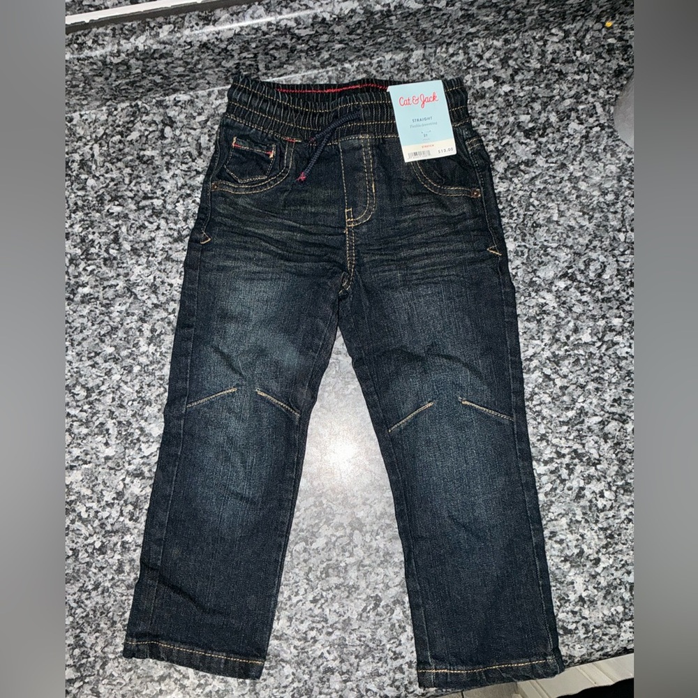 #10. NWT Cat & Jack Boys Blue Jeans